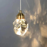 Suspension En Cristal Taillé avec Monture en Laiton Doré - Élégance Nordic Rétro pour Votre Intérieur-LUMICONCEPT