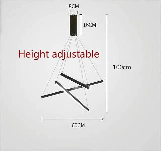 Suspension Géométrique Aérienne avec Éclairage LED Personnalisable-LUMICONCEPT