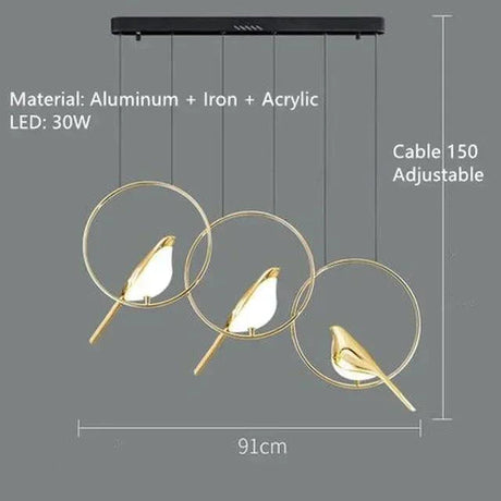 Suspension LED Artistique en Métal avec Télécommande Dimmable pour Ambiance Parfaite-LUMICONCEPT