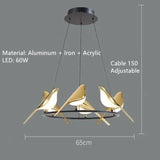 Suspension LED Artistique en Métal avec Télécommande Dimmable pour Ambiance Parfaite-LUMICONCEPT