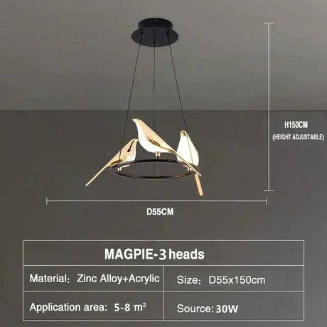 Suspension LED Artistique en Métal avec Télécommande Dimmable pour Ambiance Parfaite-LUMICONCEPT