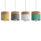 Suspension LED Élégante en Bois et Fer pour Intérieur Chic-LUMICONCEPT