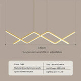 Suspension LED Géométrique en Fer – Élégance Moderne pour un Éclairage Captivant-LUMICONCEPT