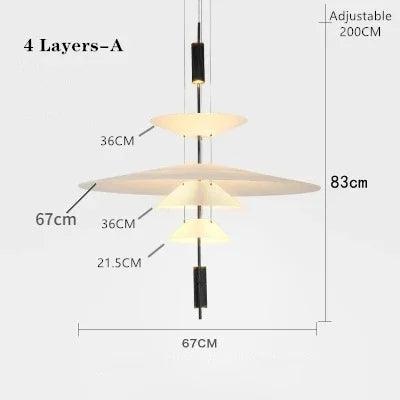 Suspension LED en Fer Ajustable pour un Éclairage Moderne et Élégant-LUMICONCEPT