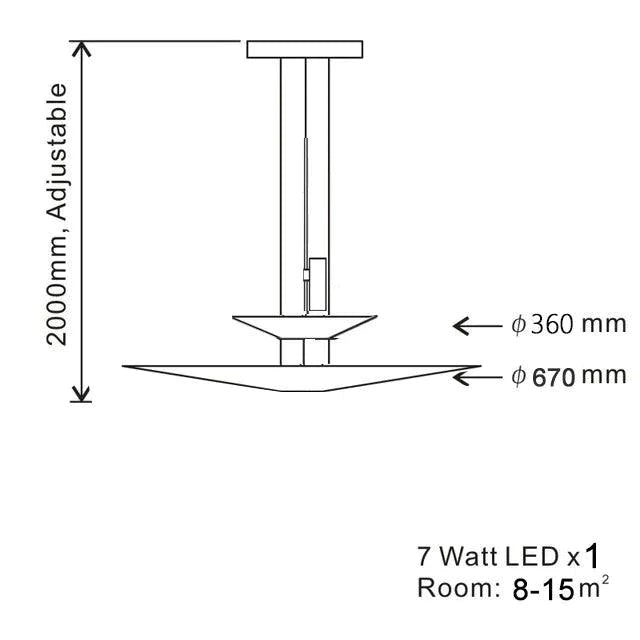 Suspension LED en Fer Ajustable pour un Éclairage Moderne et Élégant-LUMICONCEPT