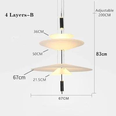 Suspension LED en Fer Ajustable pour un Éclairage Moderne et Élégant-LUMICONCEPT