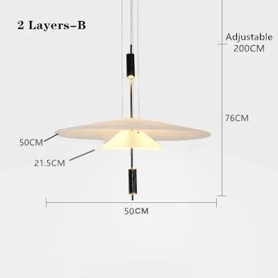 Suspension LED en Fer Ajustable pour un Éclairage Moderne et Élégant-LUMICONCEPT