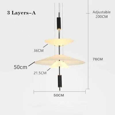 Suspension LED en Fer Ajustable pour un Éclairage Moderne et Élégant-LUMICONCEPT