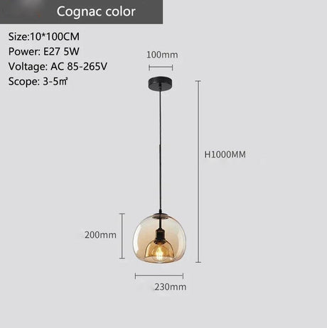 Suspension LED en Fer Forgé et Verre Fumé - Élégance Moderne pour Votre Intérieur-LUMICONCEPT