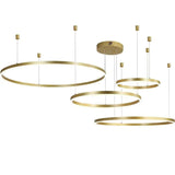 Suspension Luminaire Moderne en Cercles Lumineux Adjustable-LUMICONCEPT