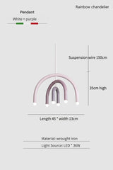 Suspension Lumineuse Minimaliste LED avec Effet Arc-en-Ciel-LUMICONCEPT