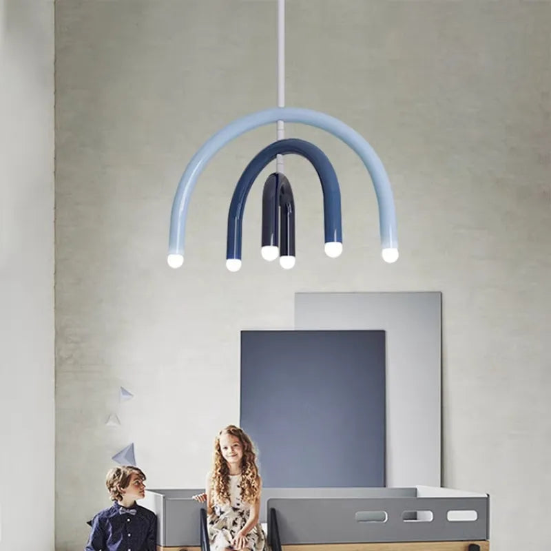 Suspension Lumineuse Minimaliste LED avec Effet Arc-en-Ciel-LUMICONCEPT