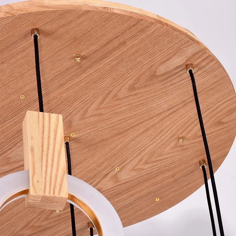 Suspension Lumineuse Personnalisable en Bois Éloquent-LUMICONCEPT