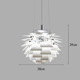 Suspension Moderne en Aluminium au Design Cône de Pin avec Éclairage Diminuable-LUMICONCEPT