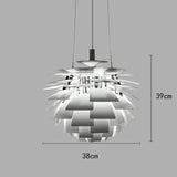 Suspension Moderne en Aluminium au Design Cône de Pin avec Éclairage Diminuable-LUMICONCEPT