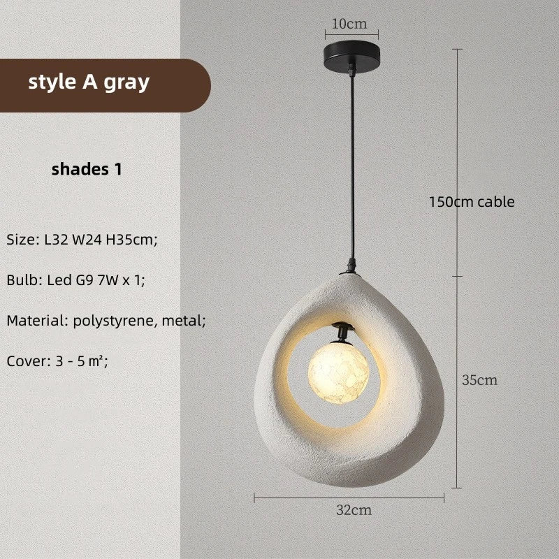 Suspension Organiques en Métal avec Éclairage LED pour un Ambiance Naturelle et Élégante-LUMICONCEPT