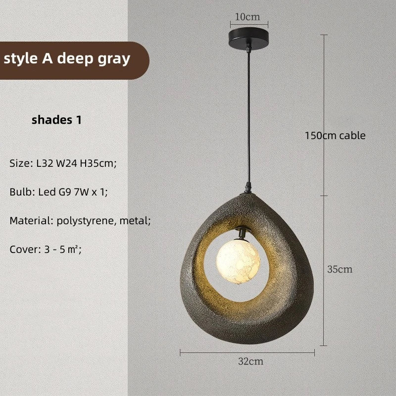 Suspension Organiques en Métal avec Éclairage LED pour un Ambiance Naturelle et Élégante-LUMICONCEPT