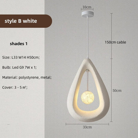 Suspension Organiques en Métal avec Éclairage LED pour un Ambiance Naturelle et Élégante-LUMICONCEPT