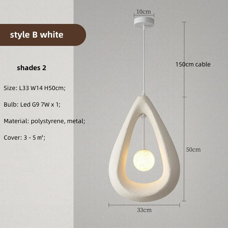 Suspension Organiques en Métal avec Éclairage LED pour un Ambiance Naturelle et Élégante-LUMICONCEPT