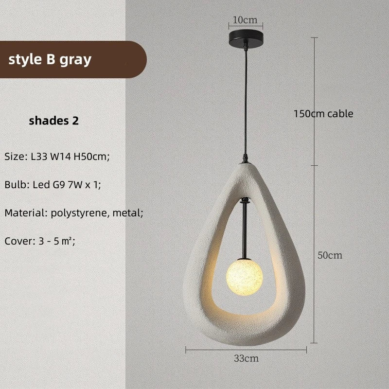 Suspension Organiques en Métal avec Éclairage LED pour un Ambiance Naturelle et Élégante-LUMICONCEPT