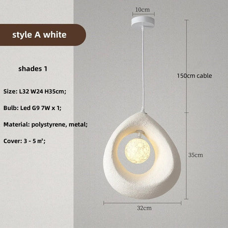 Suspension Organiques en Métal avec Éclairage LED pour un Ambiance Naturelle et Élégante-LUMICONCEPT