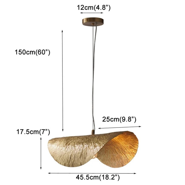 Suspension Rétro en Forme d'Ovni avec Commande à Distance-LUMICONCEPT