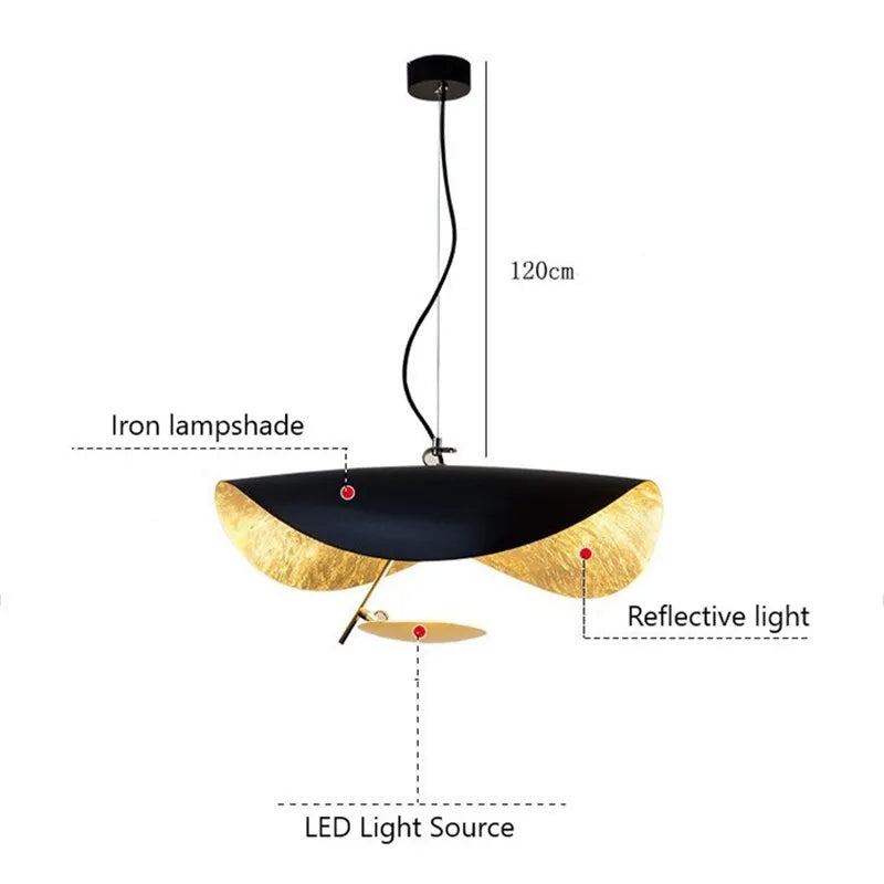 Suspension Rétro en Forme d'Ovni avec Commande à Distance-LUMICONCEPT