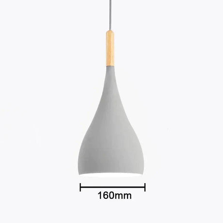 Suspension en Aluminium et Bois aux Teintes Pastel – Élégance Moderne pour Tous Espaces-LUMICONCEPT