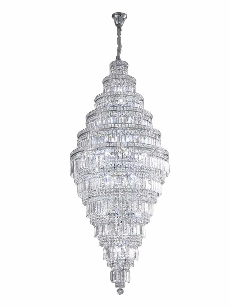 Suspension en Cristal Élégante avec Variété de Tailles et de Luminosités-LUMICONCEPT