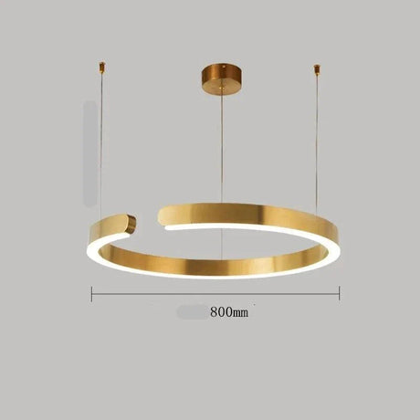 Suspension en Métal Cuivré avec Éclairage Ajustable pour un Style Moderne et Minimaliste-LUMICONCEPT