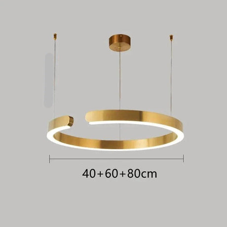 Suspension en Métal Cuivré avec Éclairage Ajustable pour un Style Moderne et Minimaliste-LUMICONCEPT