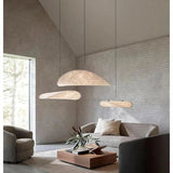 Suspension en Soie LED Design Wabi Sabi Moderne-LUMICONCEPT