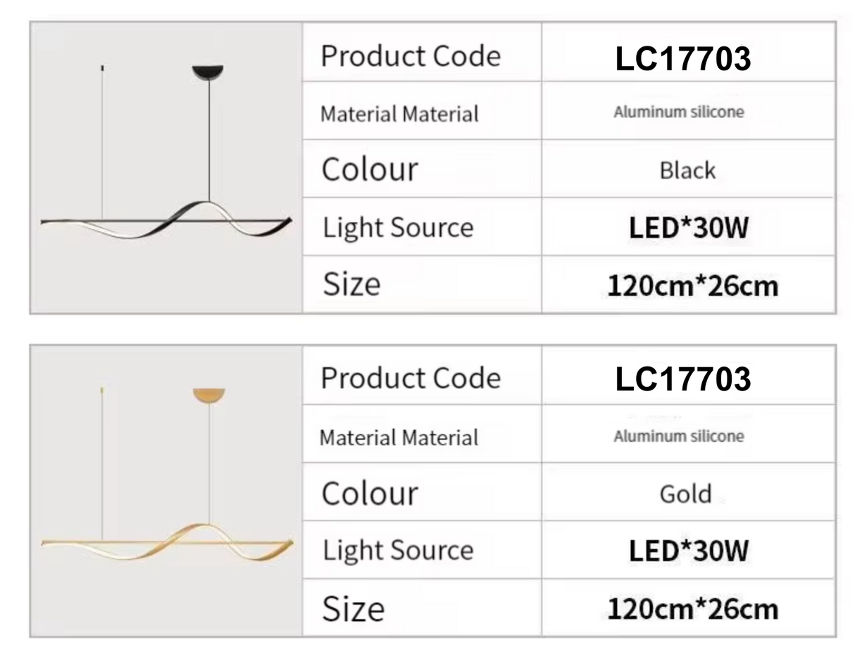 Suspensión de latón modernista con control de iluminación táctil y variador