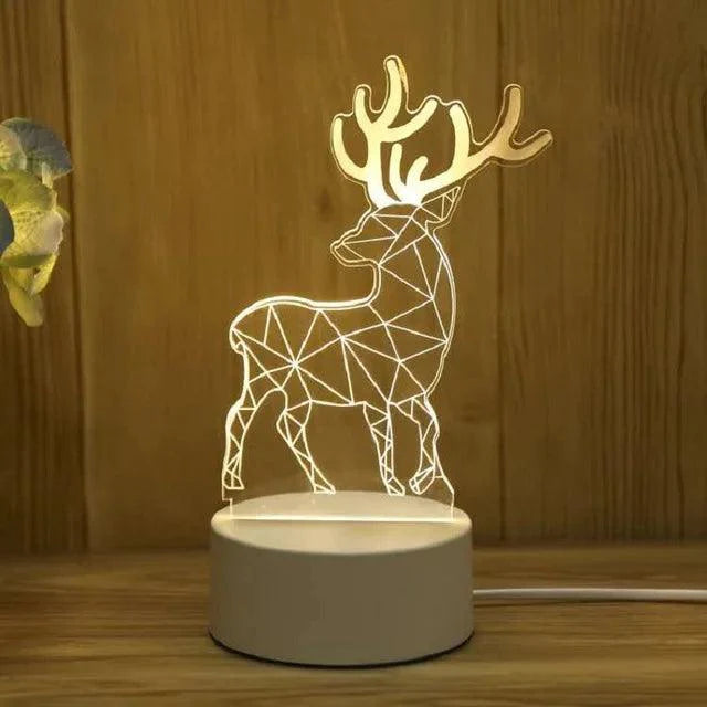 Veilleuse LED 3D en forme de cœur pour enfants-LUMICONCEPT